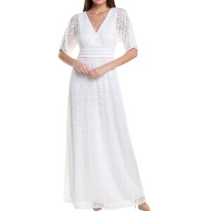 Lilly Pulitzer Parigi Lace Maxi Dress in Resort White Scalloped Shell Lace NWT